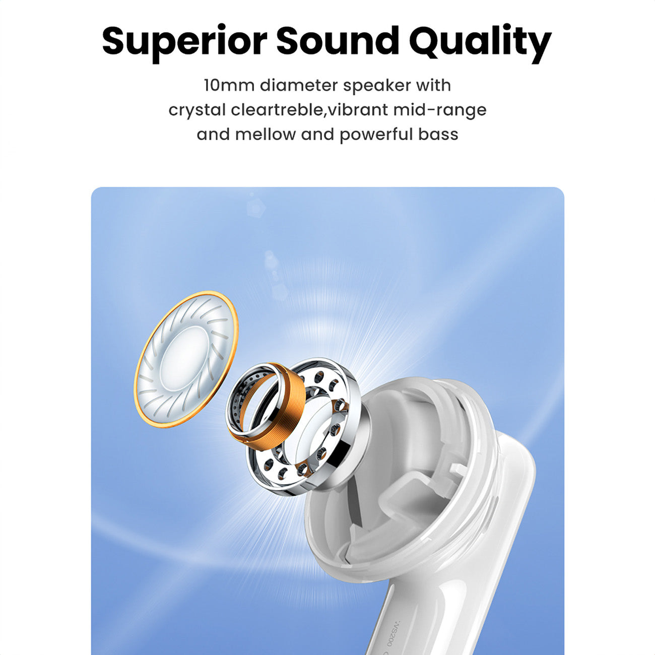 HiTune T6 wireless headphones with ANC function + USB-A - Carlat
