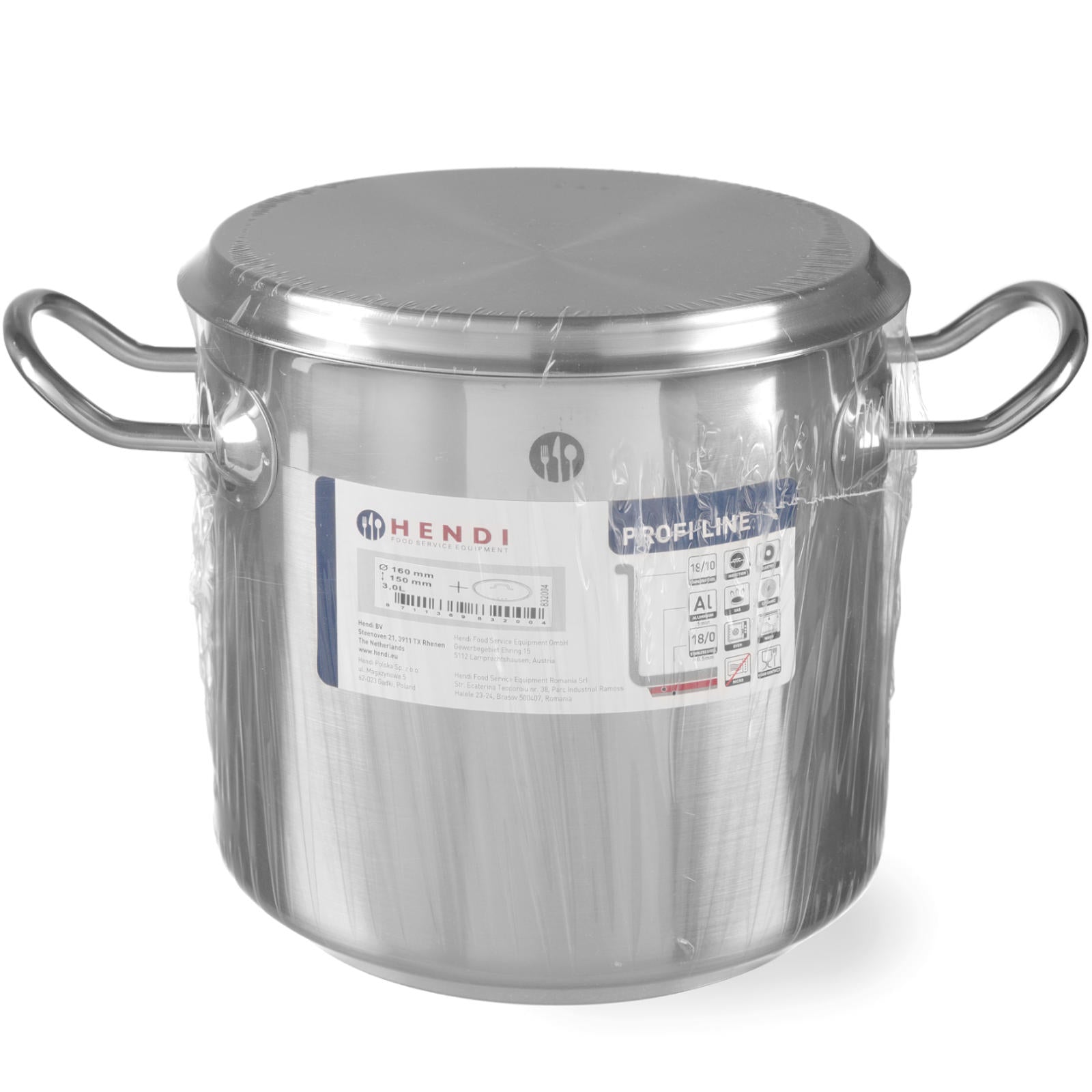 High pot Profi Line with bottom lid Sandwich 10 l Wed. 240 x 220 h - Hendi 832400 - Carlat