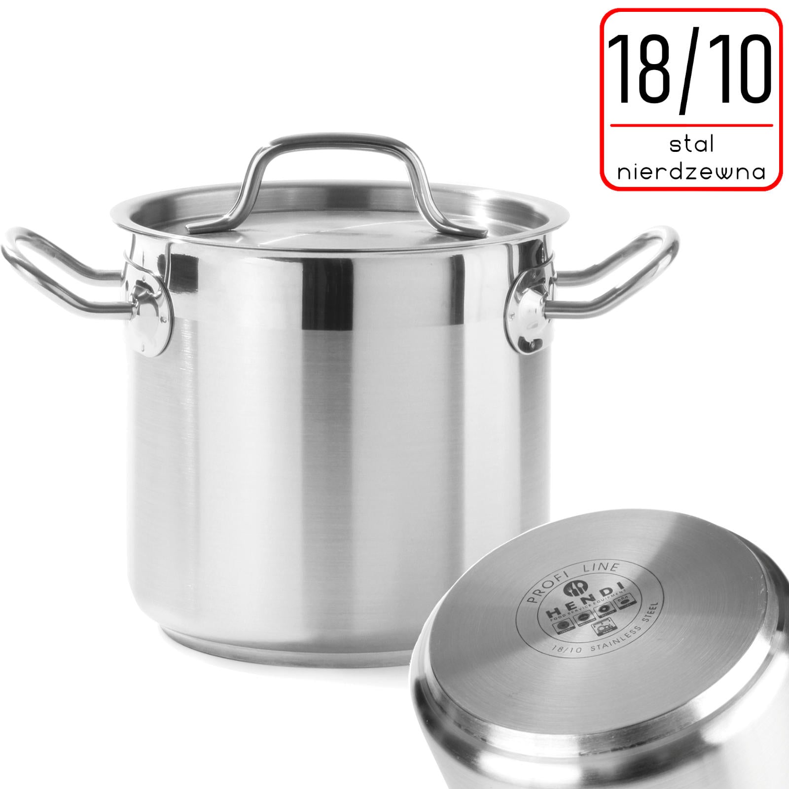 High pot Profi Line with bottom lid Sandwich 37 l Wed 360 x 360 h - Hendi 832707 - Carlat
