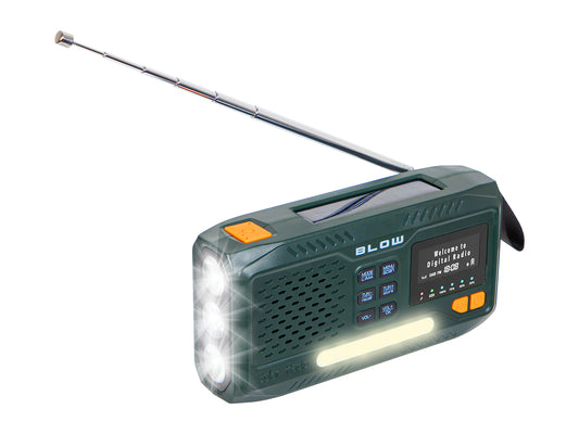 Home – 77-559# Portable analog/digital AM/FM/DAB/Bluetooth "Blow RA19" solar-powered hand-crank radio` - Carlat