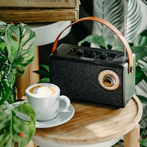 Home – CR 1902 Black FM Radio with Bluetooth - USB-C - Carlat
