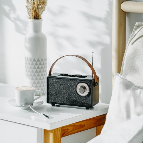 Home – CR 1902 Black FM Radio with Bluetooth - USB-C - Carlat