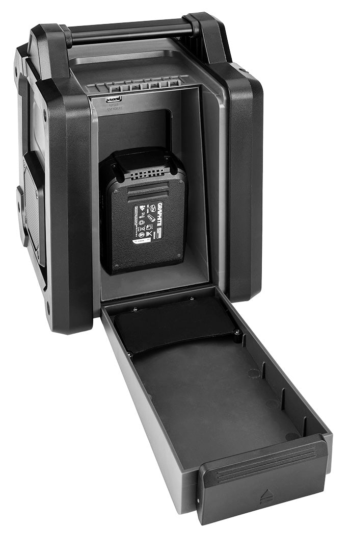 Home, kitchen – Graphite Energy+ 18V Cordless/Plug-in Construction Radio, without battery - Carlat