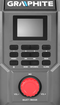 Home, kitchen – Graphite Energy+ 18V Cordless/Plug-in Construction Radio, without battery - Carlat