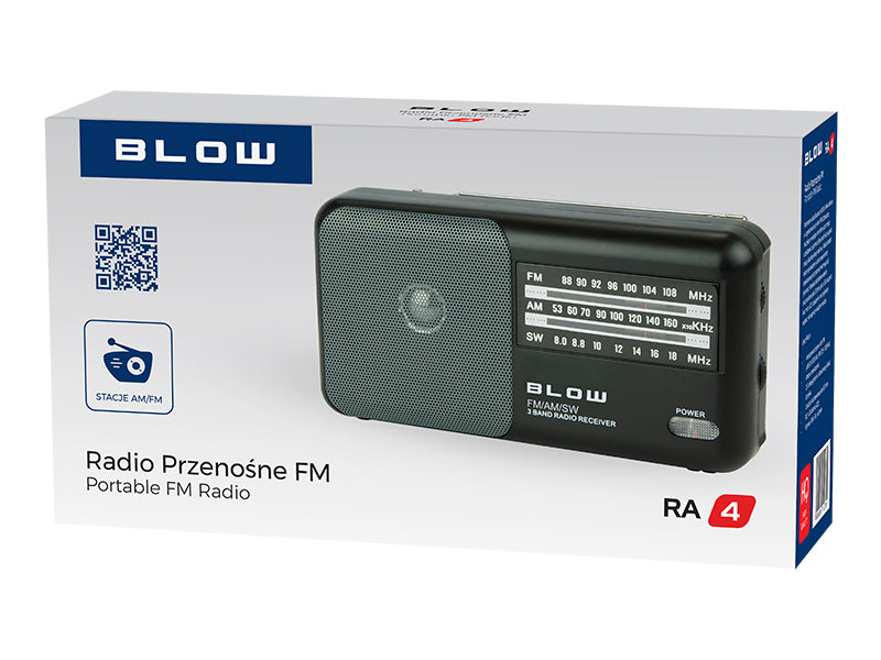 Blow Home, kitchen, construction – 77-533# Blow RA4 Portable Analog AM/FM Radio" – image 3