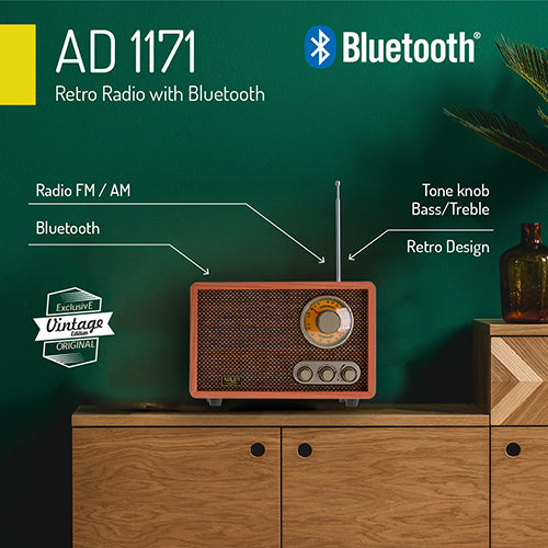 ADLER Home, kitchen, construction, and – AD 1171 Retro Radio with Bluetooth – image 11