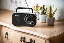 Home, kitchen, construction, and – CR 1140 black Portable FM/AM Radio - Carlat