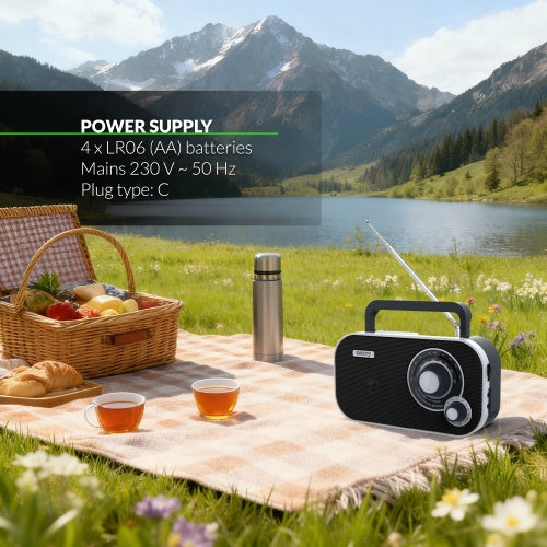 Home, kitchen, construction, and – CR 1140 black Portable FM/AM Radio - Carlat