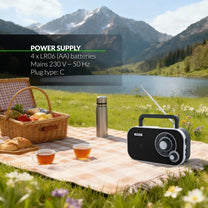 Home, kitchen, construction, and – CR 1140 black Portable FM/AM Radio - Carlat
