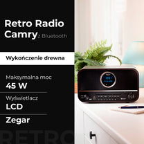 CAMRY Home, kitchen, construction, and – CR 1182 Retro Radio with Bluetooth – image 4