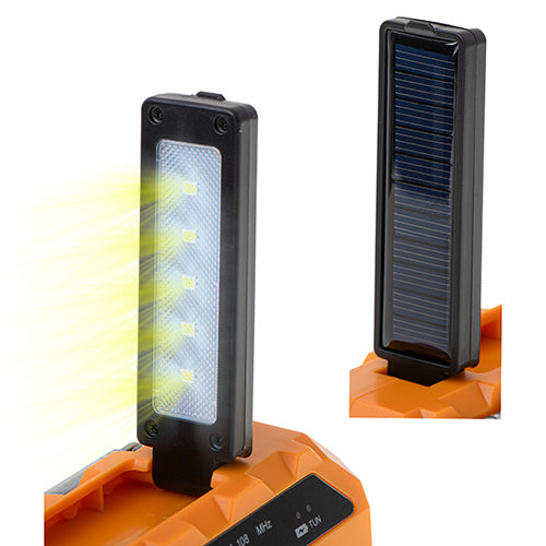 Home, kitchen, construction, and portable – AD 1197 Hand-crank solar radio - Carlat