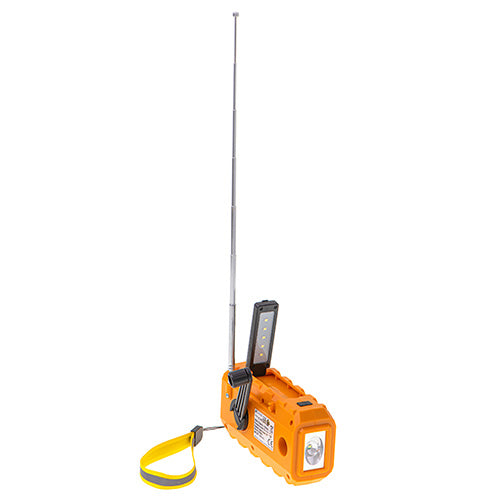 Home, kitchen, construction, and portable – AD 1197 Hand-crank solar radio - Carlat