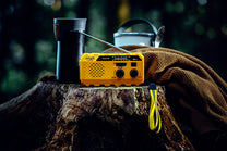 Home, kitchen, construction, and portable – AD 1197 Hand-crank solar radio - Carlat