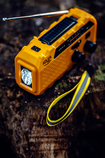 Home, kitchen, construction, and portable – AD 1197 Hand-crank solar radio - Carlat