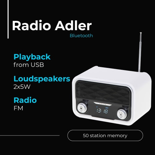 ADLER Home, kitchen, construction, and portable radios – AD 1185 Bluetooth Radio – image 17
