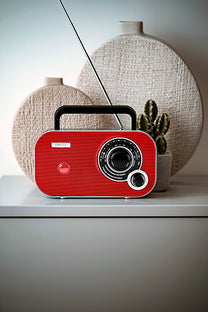Home, kitchen, construction, and portable radios – CR 1140 red Radio - Carlat