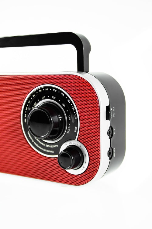 Home, kitchen, construction, and portable radios – CR 1140 red Radio - Carlat