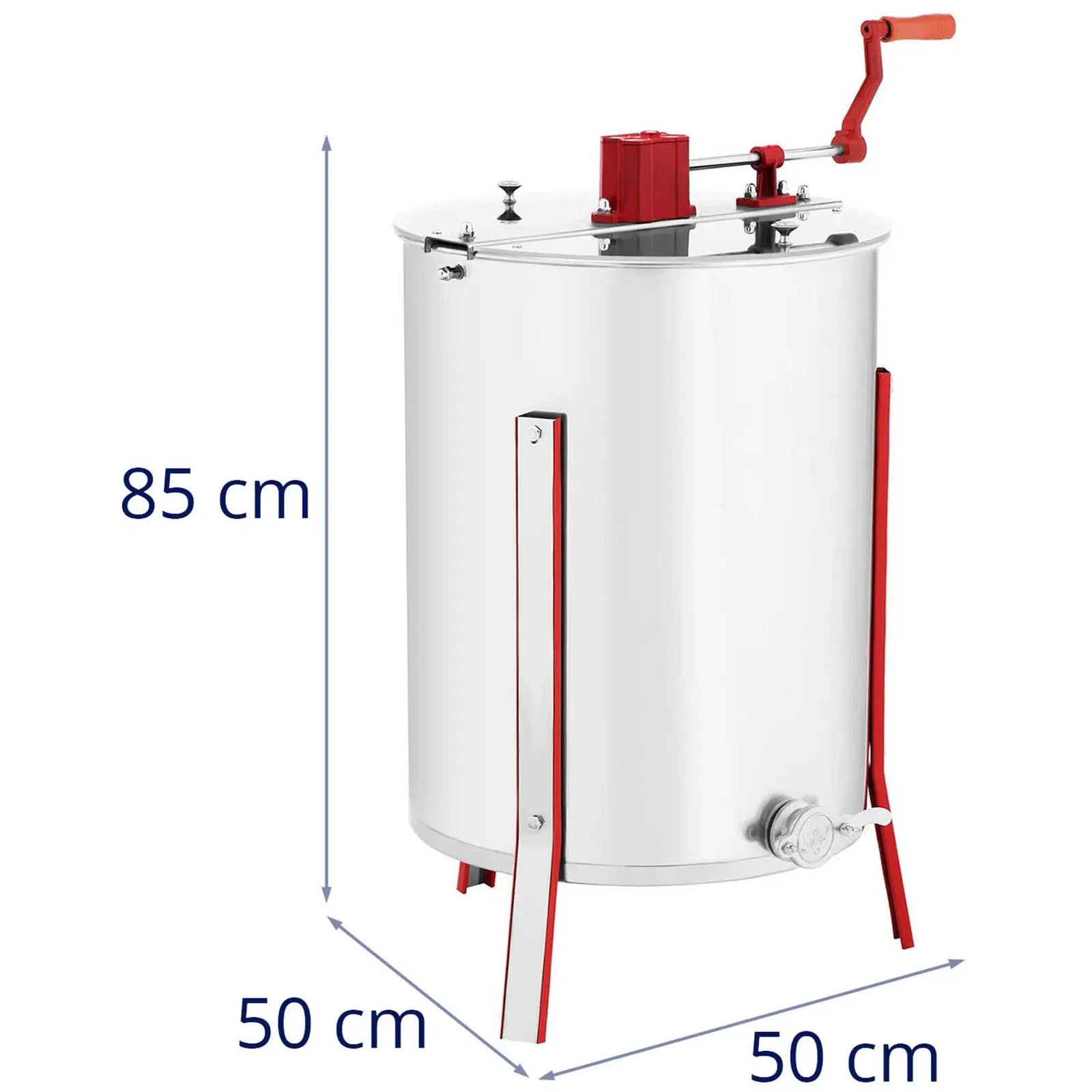 Honey-milled honey-mill 4 frame frame stainless steel - Carlat