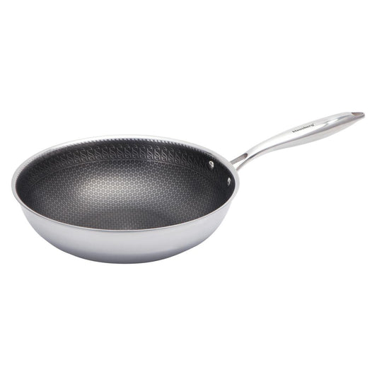 Honeycomb non-stick frying pan, 28 cm, 3-ply, 304 stainless steel, PFOA-free - Carlat