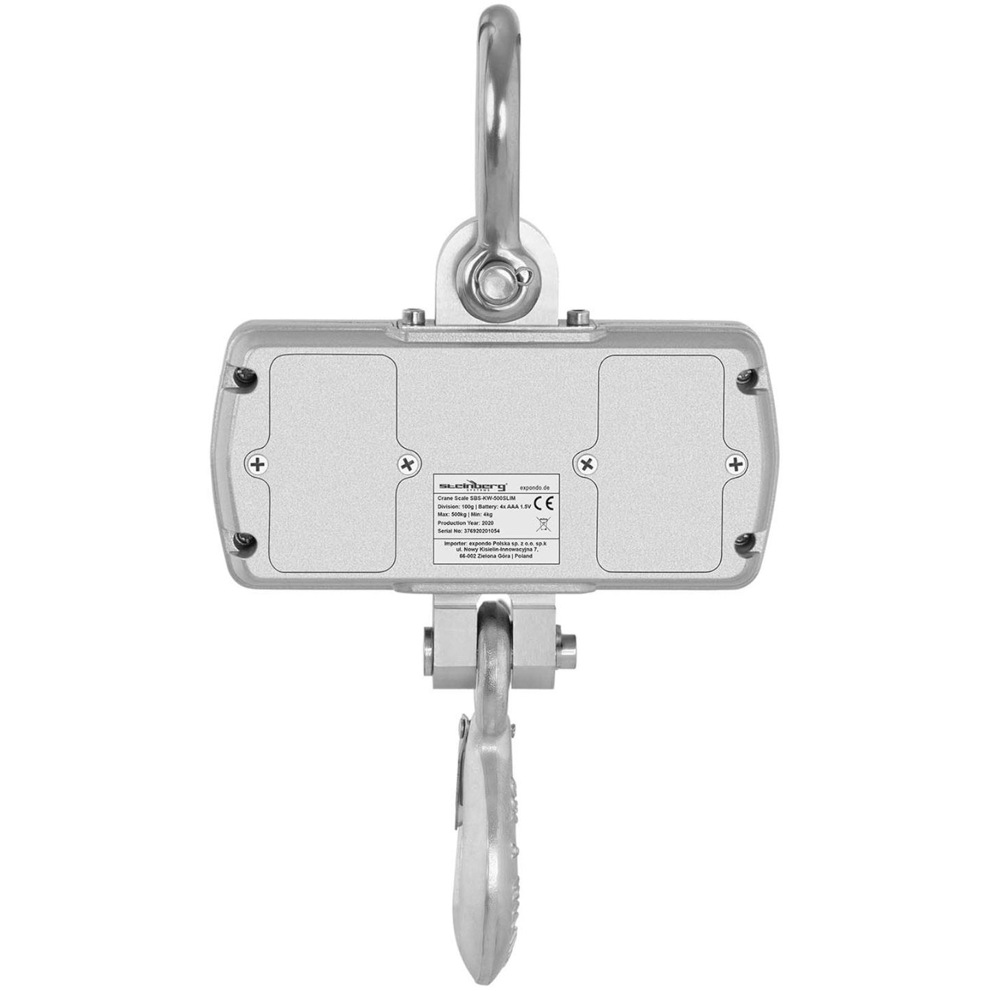 Hook weight storage with remote control large LCD display 500 / 0.1 kg - Carlat