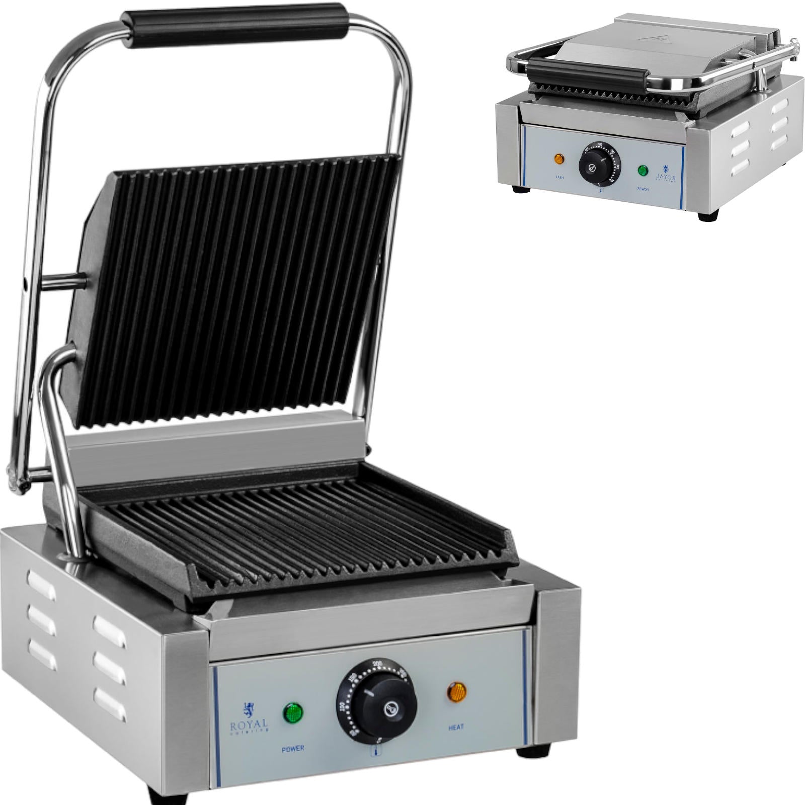 Hot Dog Rollers – Grill kontaktowy opiekacz ryflowany Royal Catering - Carlat