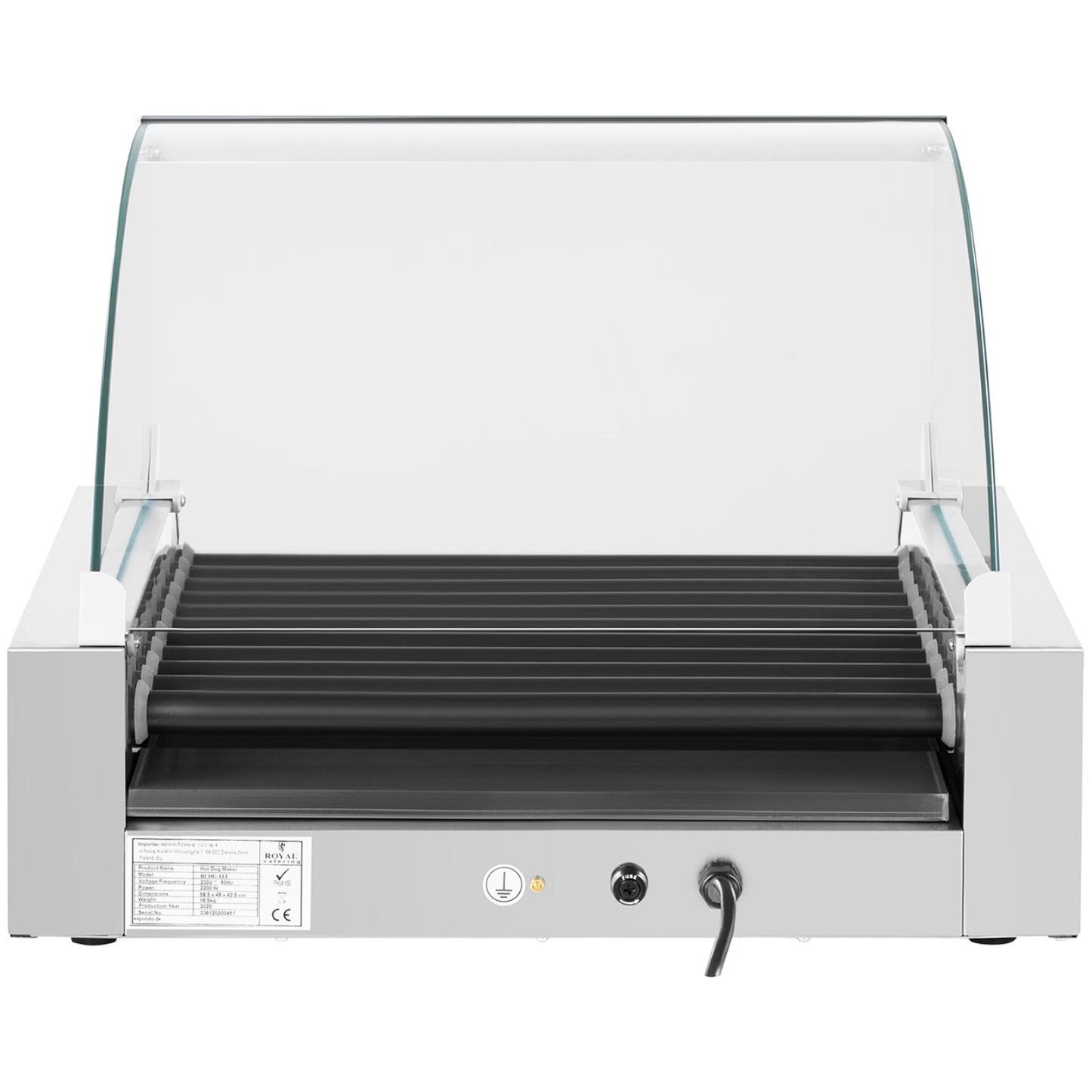 Hot Dog Rollers – Grill rolkowy z szybą Roller grill - Carlat