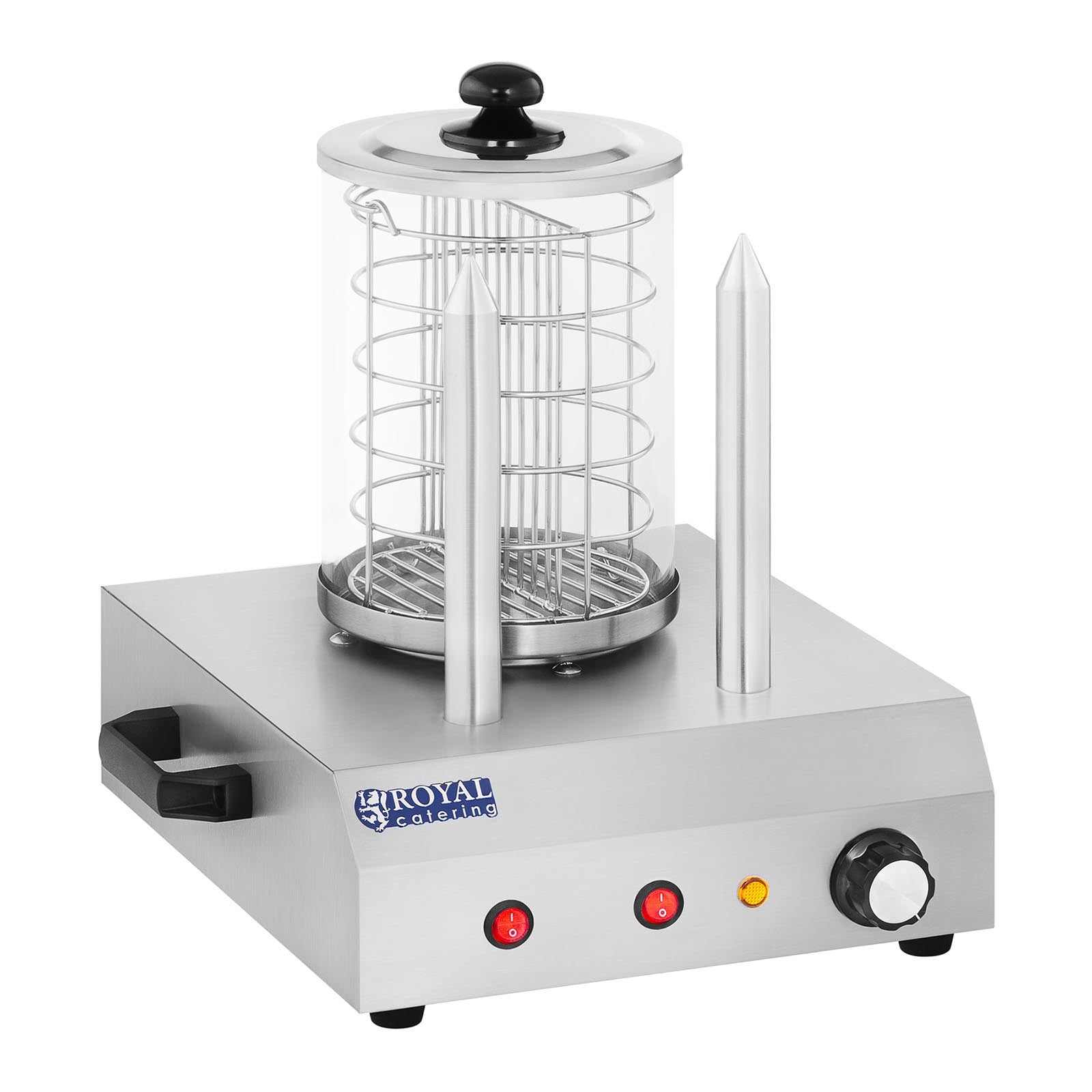 Hot Dog Rollers – Heater device for 30 hot dogs, - Carlat
