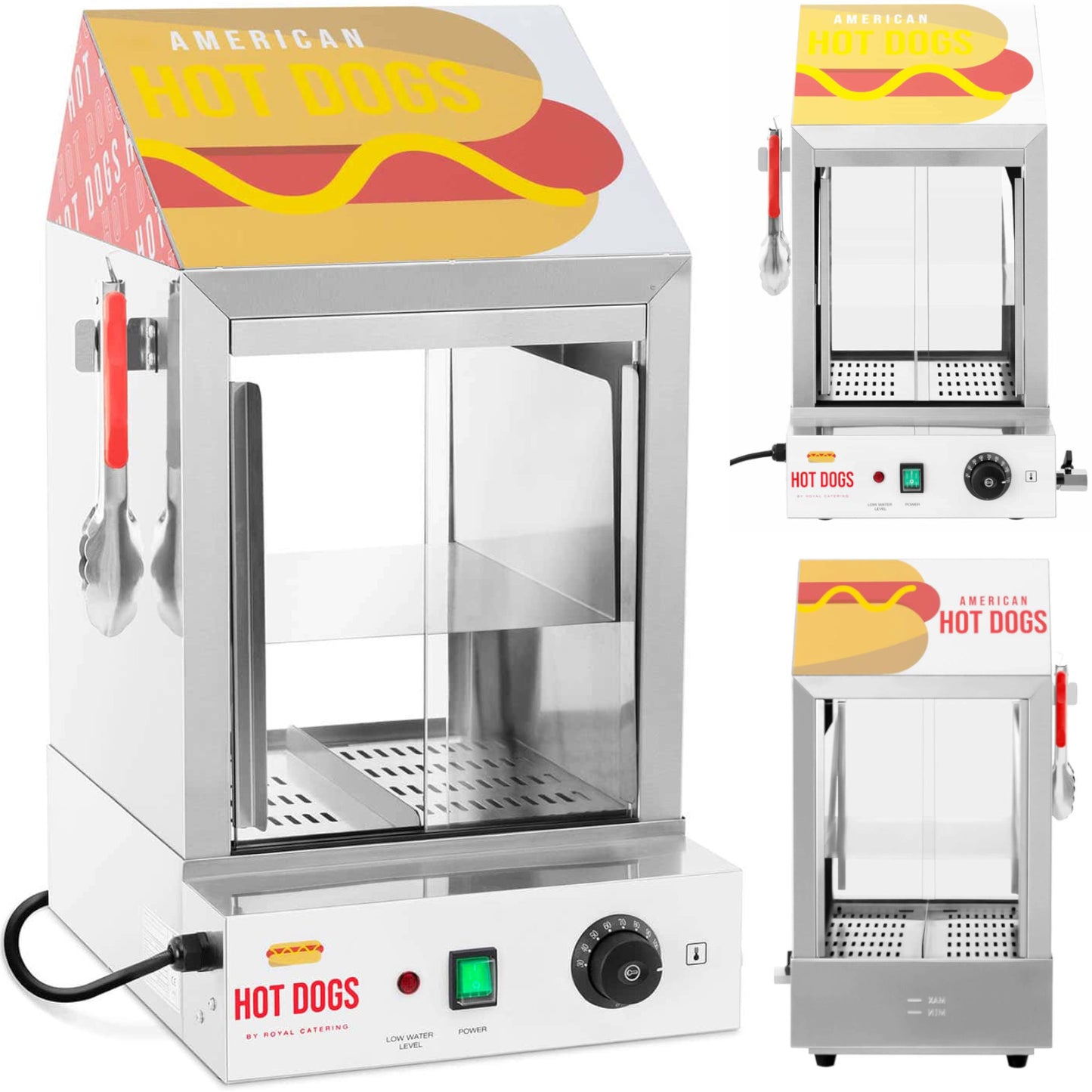 Hot Dog Rollers – Heater, heating display for 100 hot - Carlat