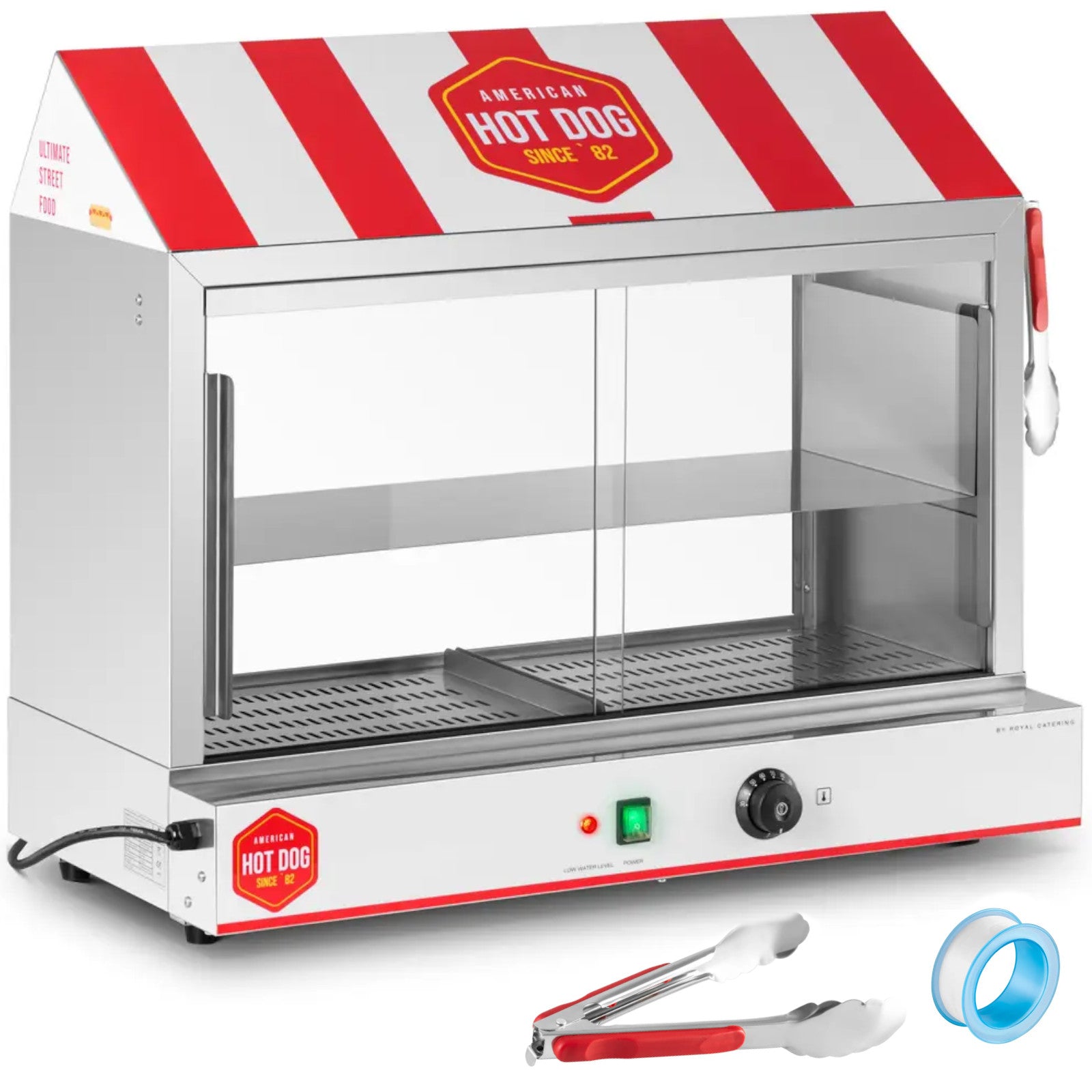Hot Dog Rollers – Heater, heating display for hot dogs, - Carlat
