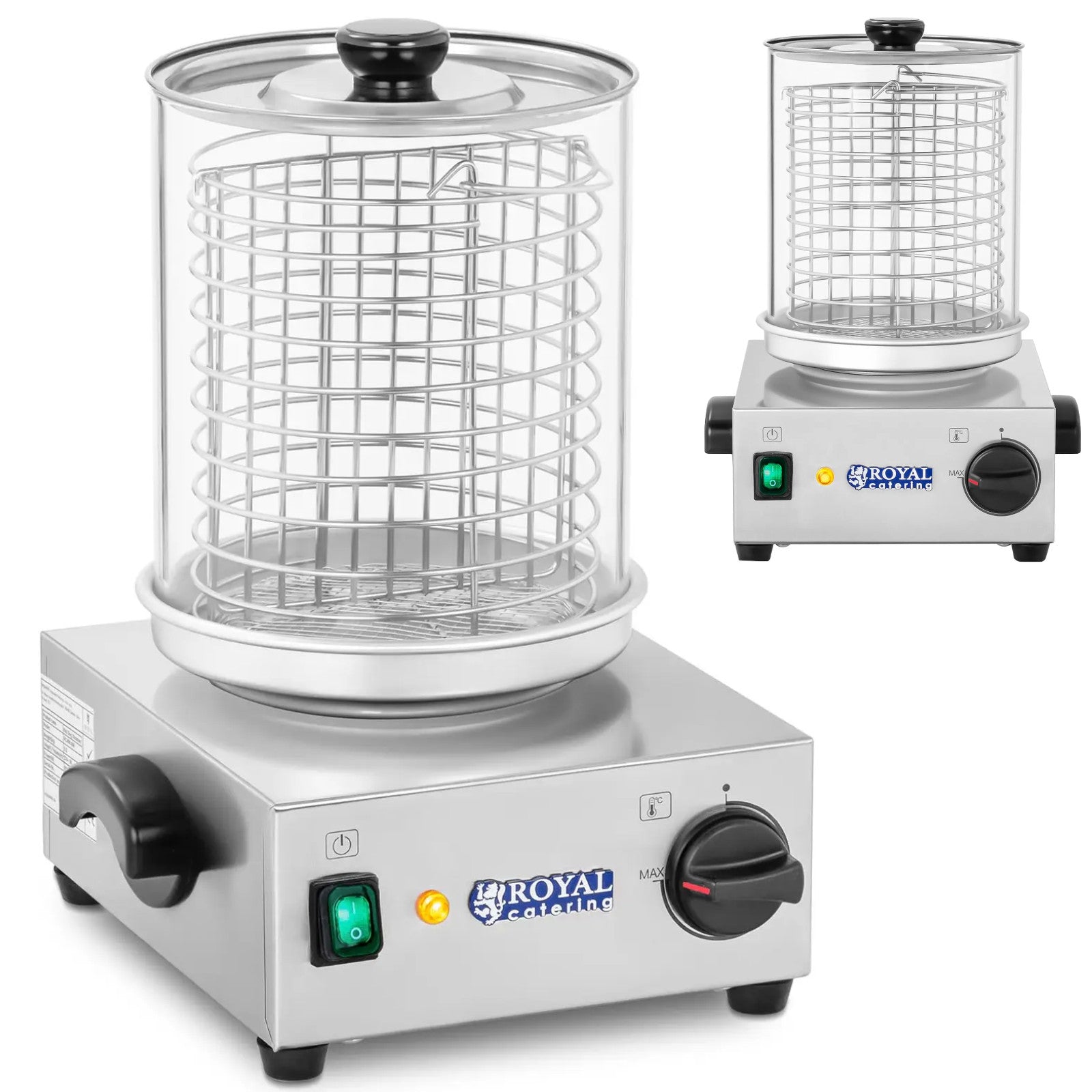 Hot Dog Rollers – Hot Dog 800W sausage warmer - Carlat