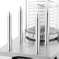 Hot Dog Rollers – Hot dog warmer, 4 bun skewers, - Carlat