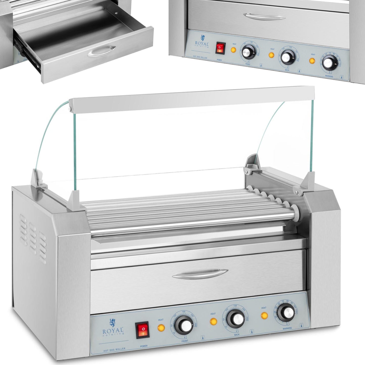 Hot Dog Rollers – Roller grill heater for hot dogs - Carlat