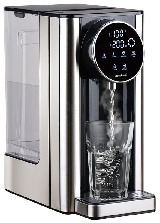 Hot water dispenser, touch-screen LED panel, temperature and volume control, 2.7 L, Klausberg, KB-7880 - Carlat