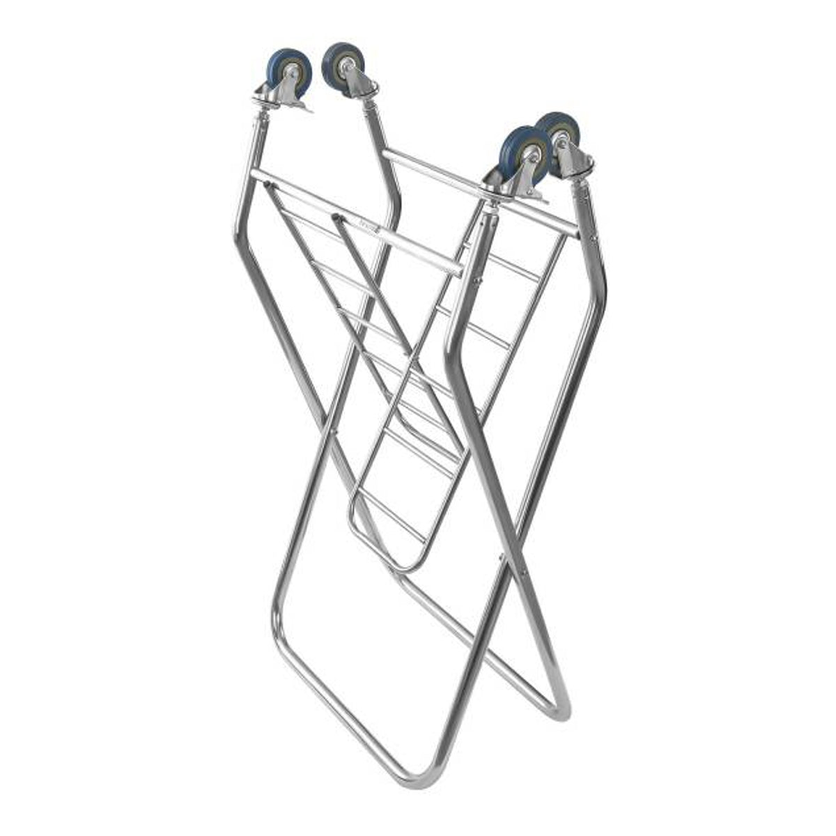 Hotel & Hospitality – Folding stainless steel dirty laundry trolley, - Carlat