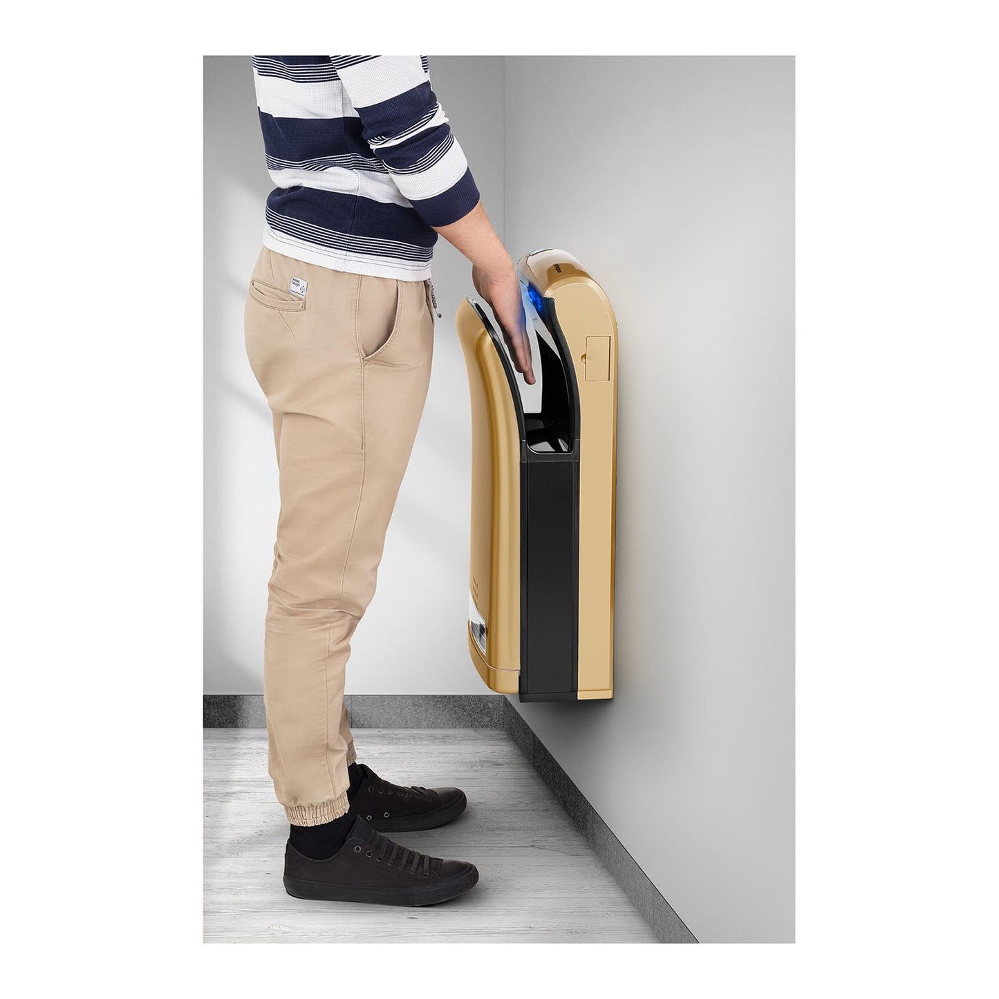 Household Cleaning Supplies – Electric wall pocket hand dryer gold - Carlat