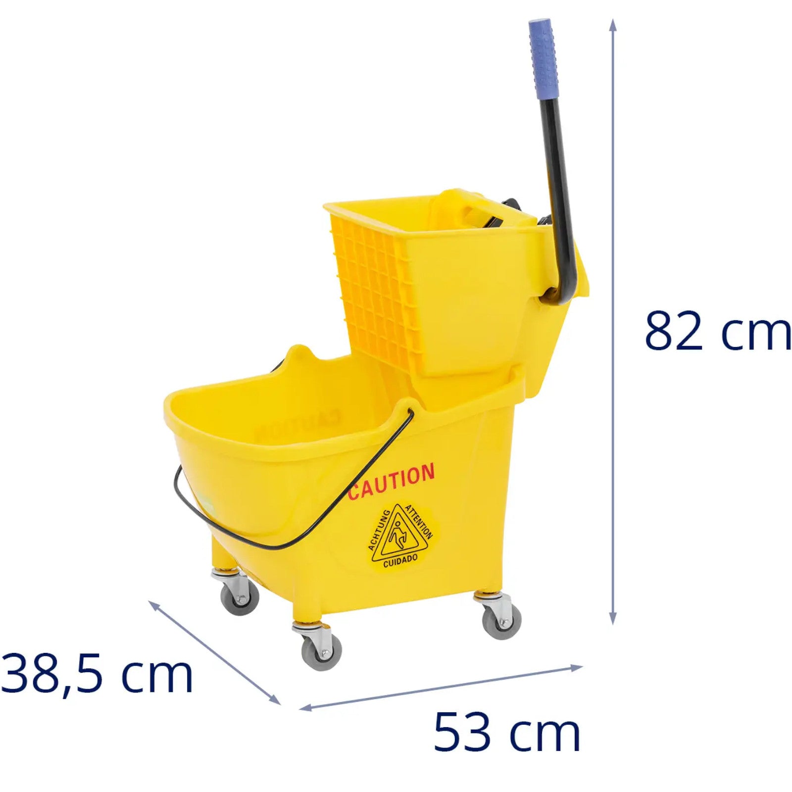 Household Cleaning Supplies – Floor cleaning cleaning trolley with wringer, - Carlat