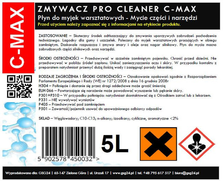 Household Cleaning Supplies – Płyn zmywacz do części i narzędzi - Carlat