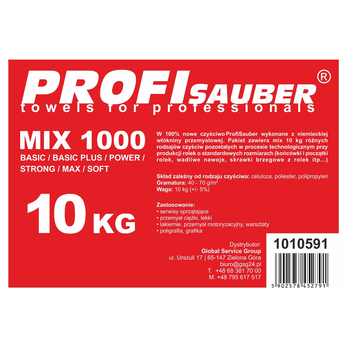 Household Cleaning Supplies – ProfiSauber non-woven cloths various types MIX - Carlat