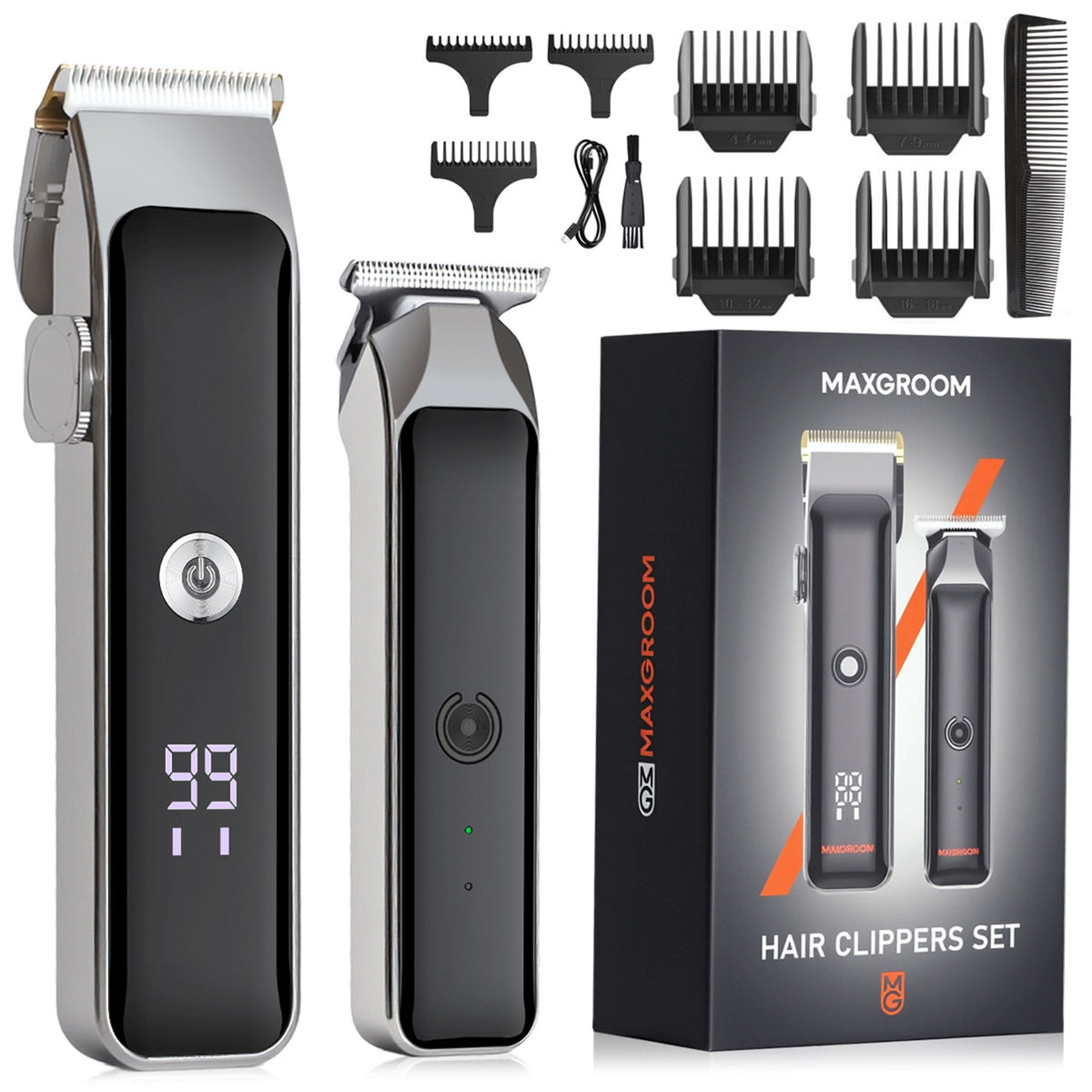 Household appliances for beauty – Clipper with trimmer 7 LED - Carlat