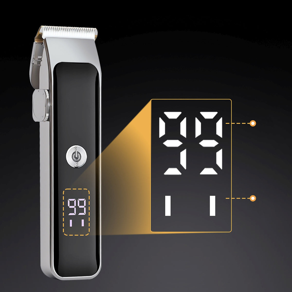 Household appliances for beauty – Clipper with trimmer 7 LED - Carlat