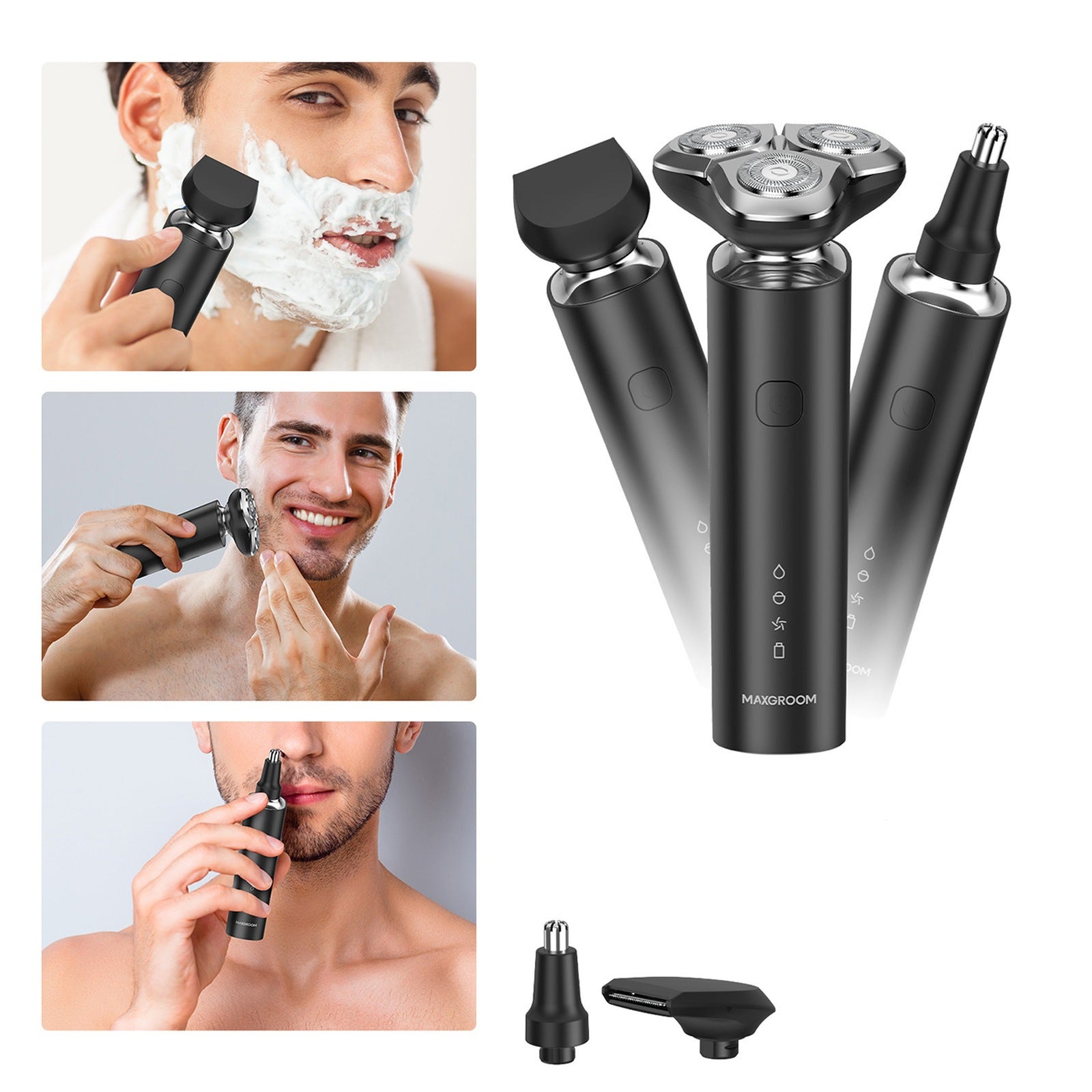 Household appliances for beauty – Electric shaver trimmer 3in1 USB-C - Carlat