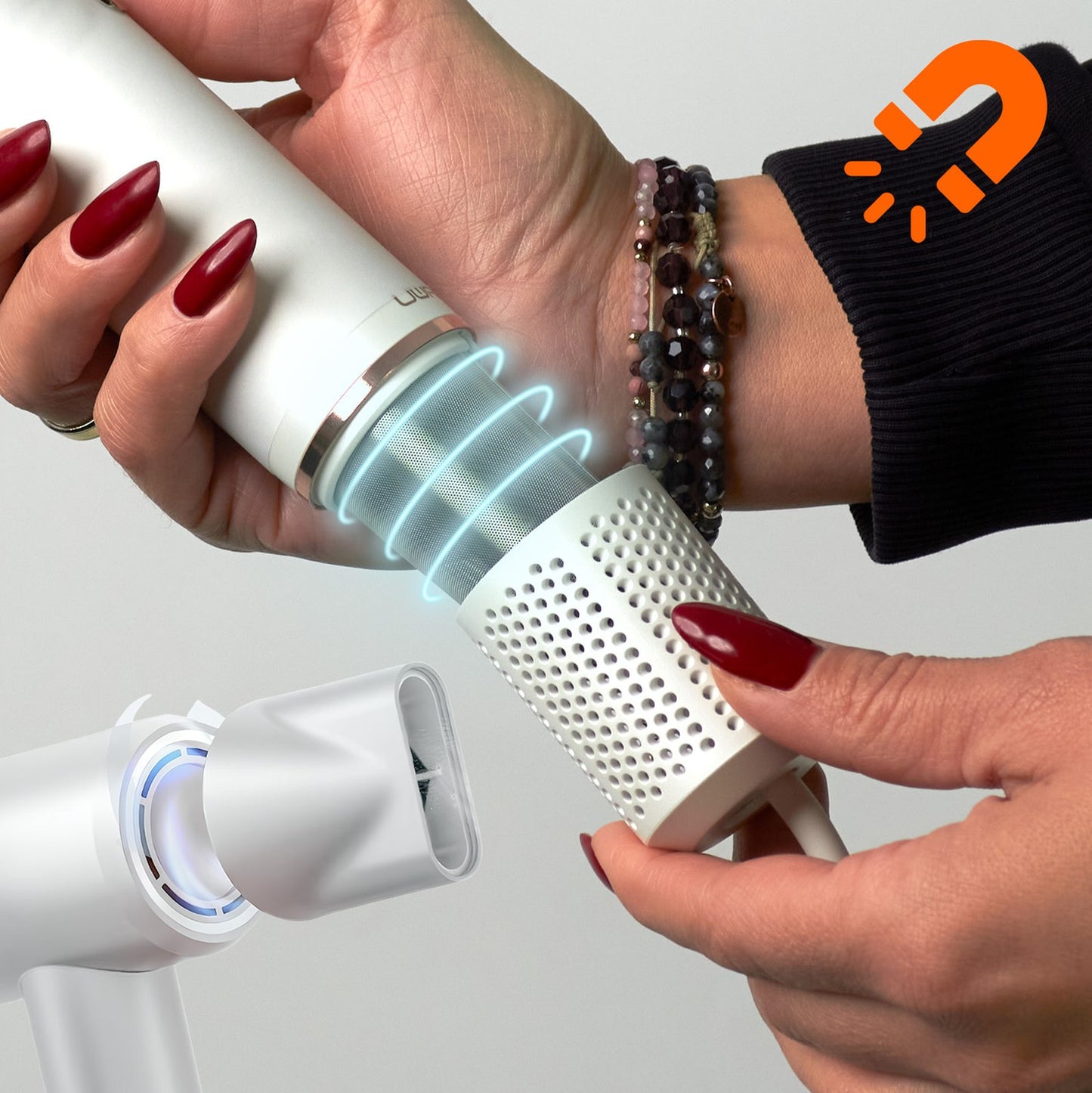 Household appliances for beauty – Hair dryer with ionization diffuser - Carlat