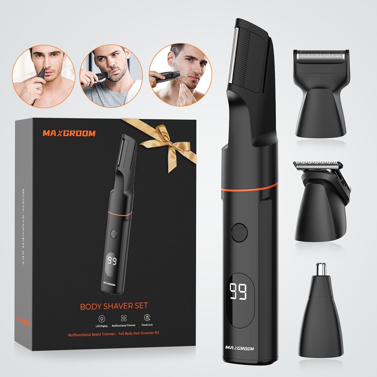 Household appliances for beauty – Multifunctional trimmer with replaceable USB-C - Carlat