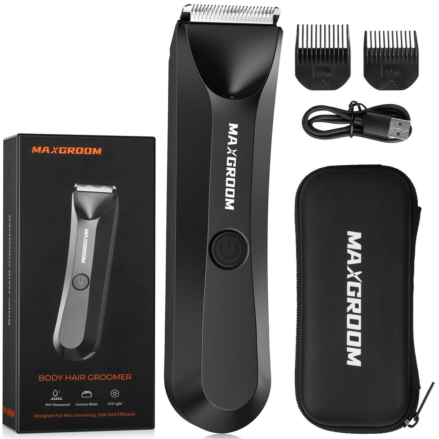 Household appliances for beauty – Multifunctional waterproof trimmer with LED - Carlat