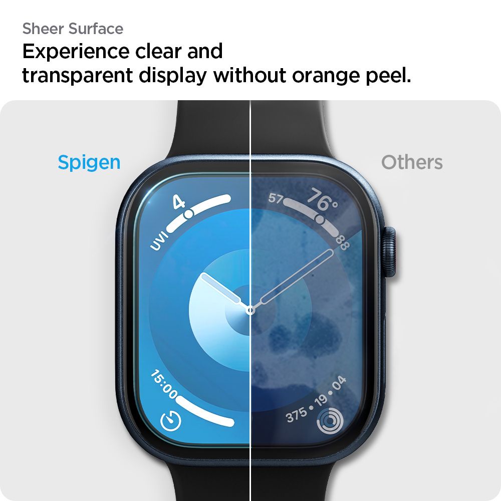 Hybrid glass for Apple Watch 10 46 mm transparent - 2 pcs. - Carlat