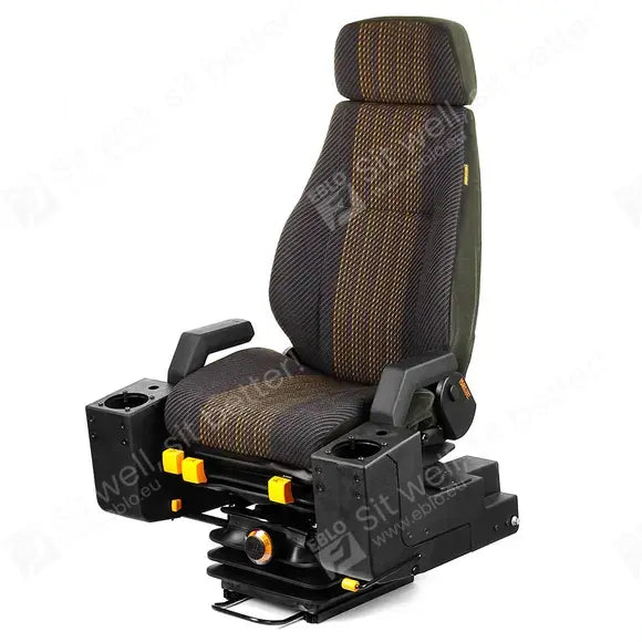 ISRI 6000/577 construction suspension seat fabric - ISRI Mechanical suspended seat