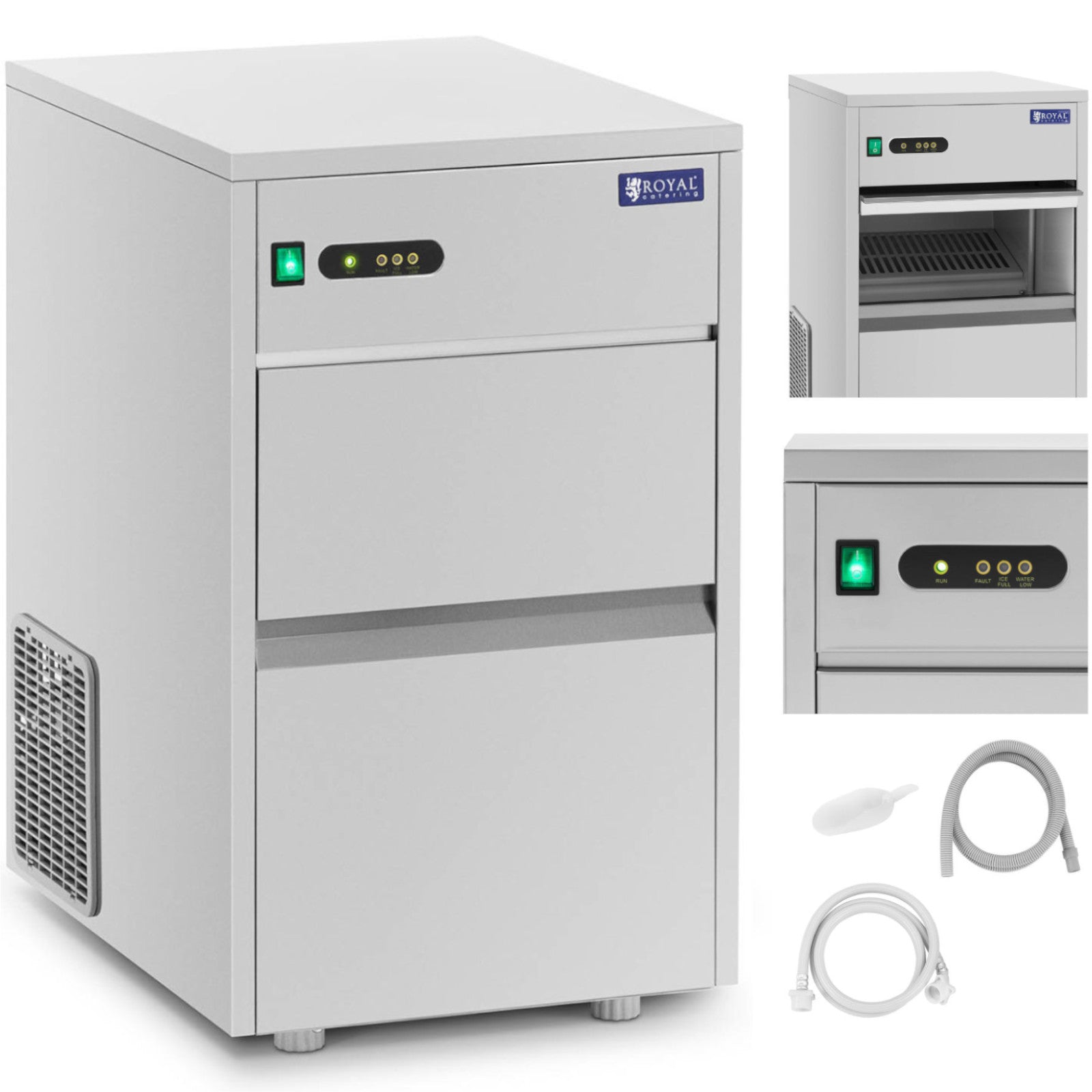 Ice Crushers – Bar ice cube maker 50 kg/day 7 - Carlat