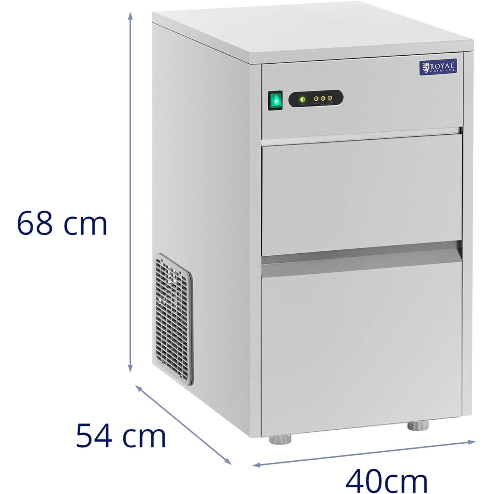 Ice Crushers – Bar ice cube maker 50 kg/day 7 - Carlat