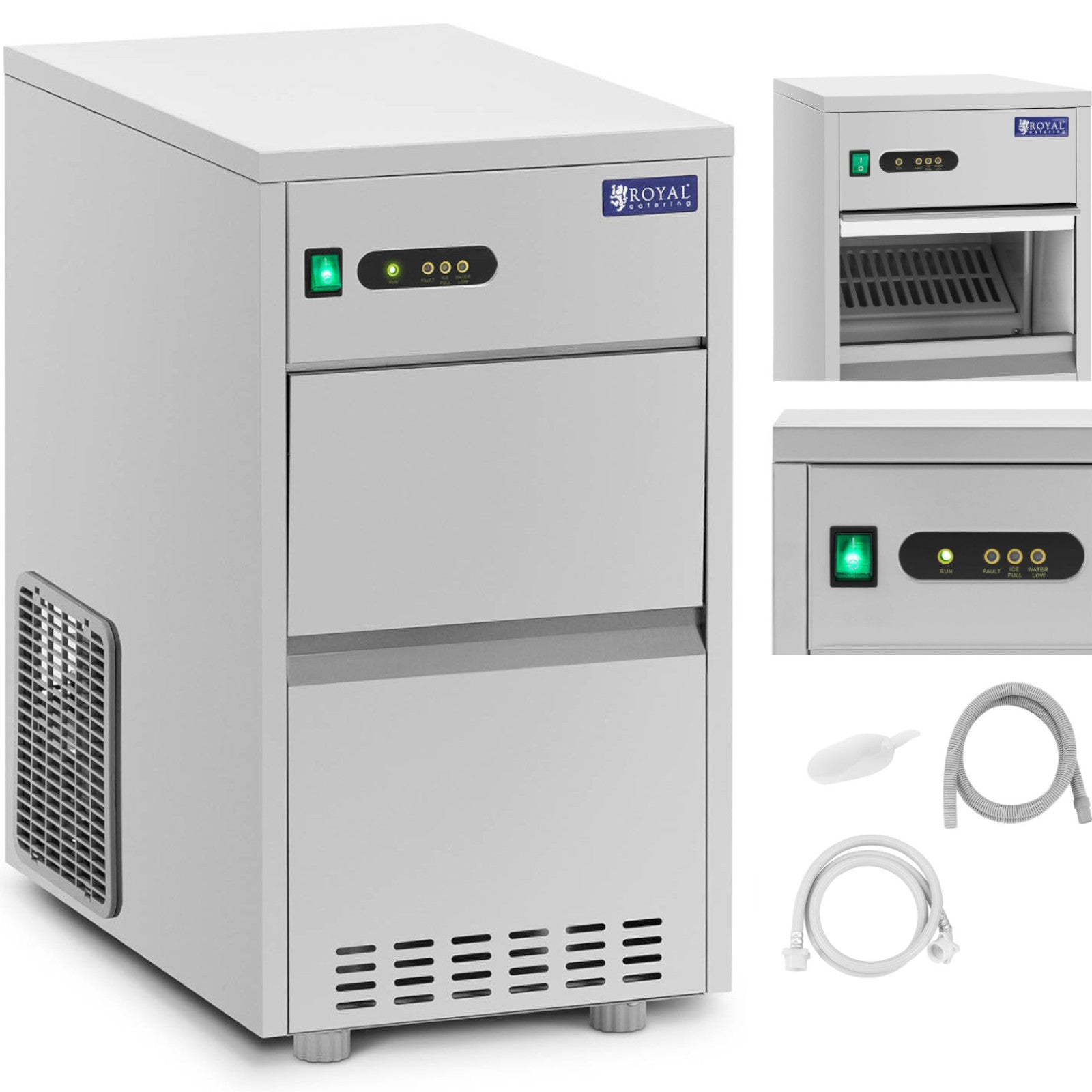 Ice Crushers – Bar ice cube maker 50 kg/day 7 - Carlat