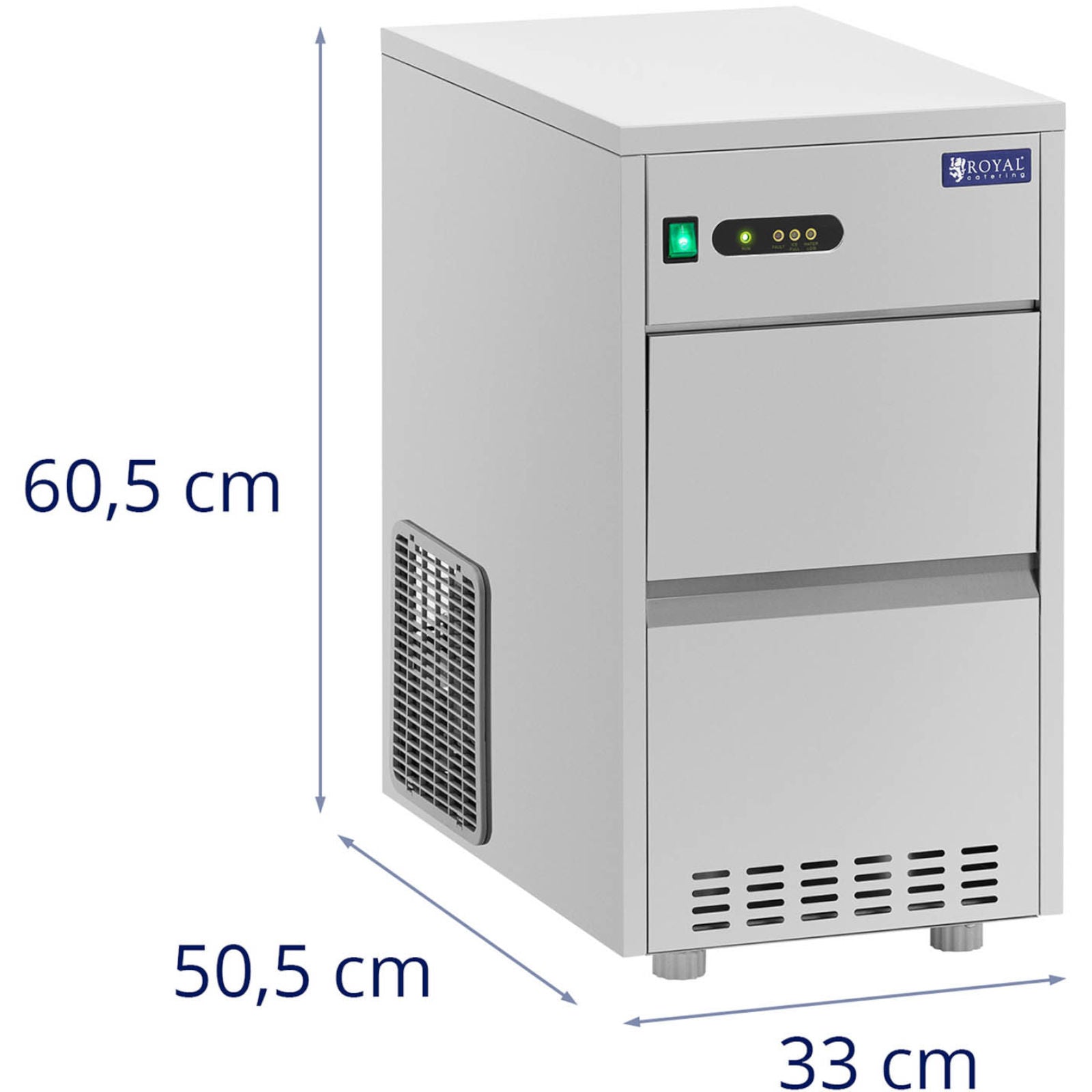 Ice Crushers – Bar ice cube maker 50 kg/day 7 - Carlat